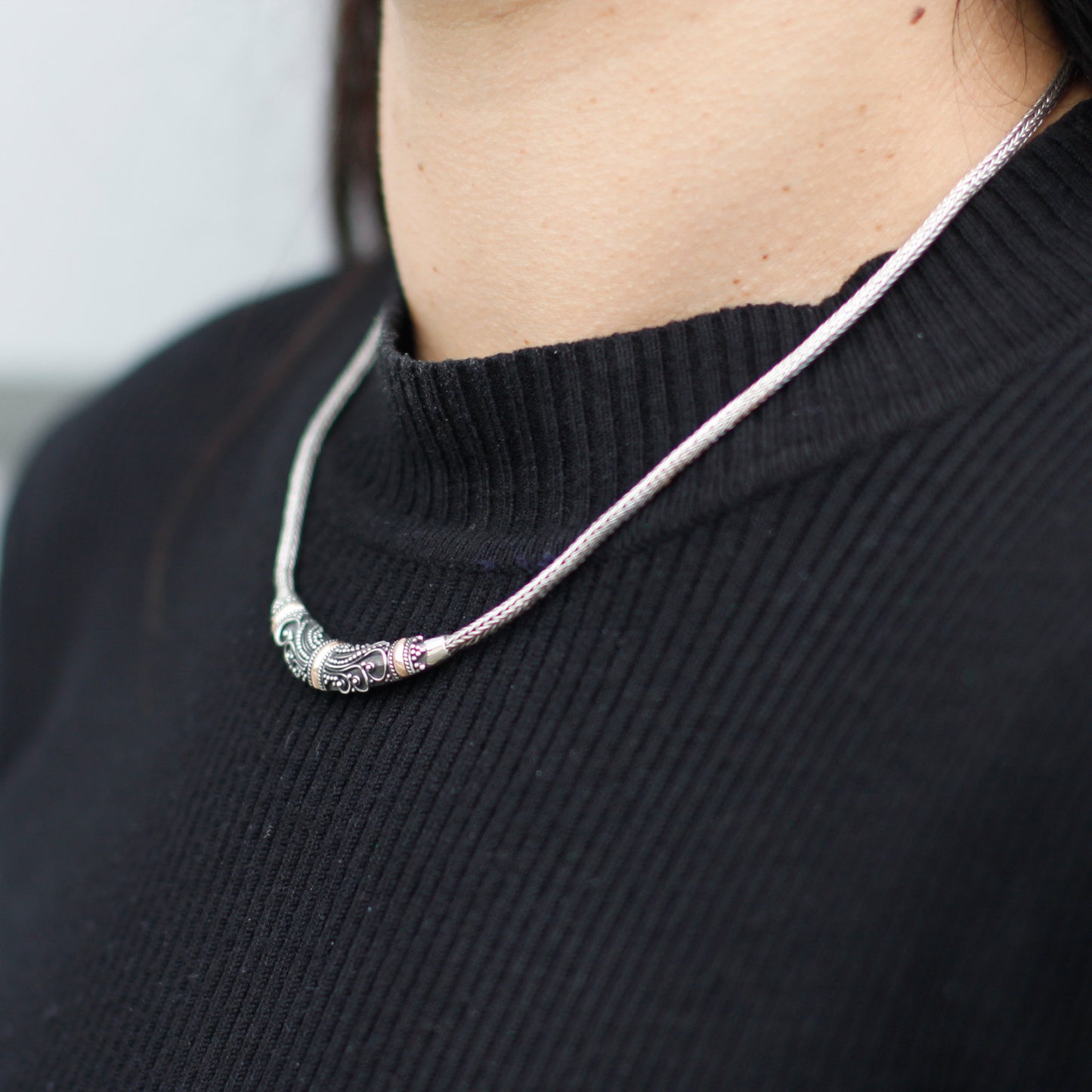 Tribal - Silver & Gold Necklace