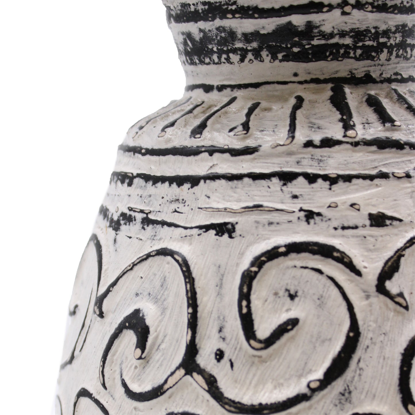 Swirls Shaped Vase (Cream)
