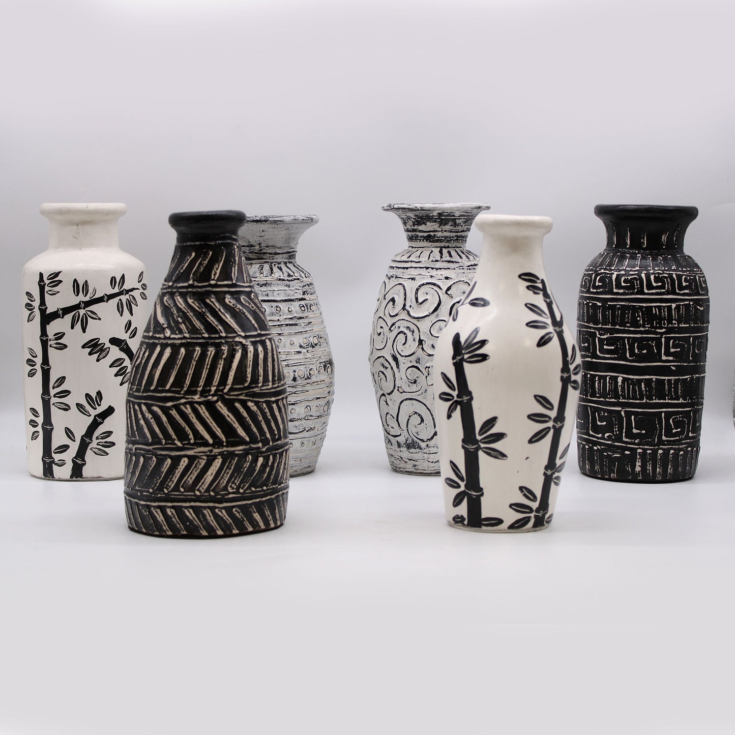 Greek Straight Vase (Chocolate)