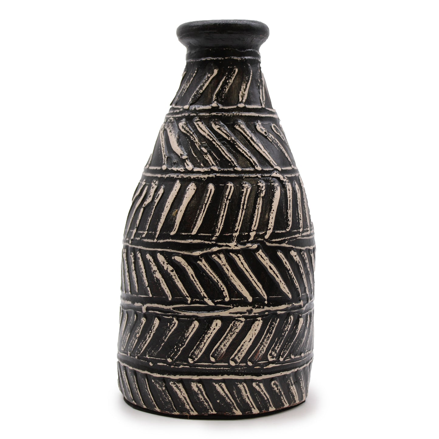 Greek Taper Vase (Chocolate)