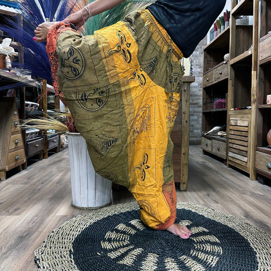 Aladdin Orange Yoga Pants