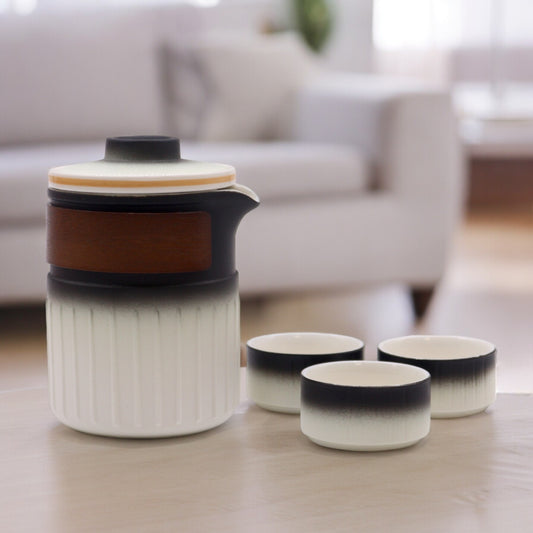 Travel Ceramic Teapot Set – Three Friends