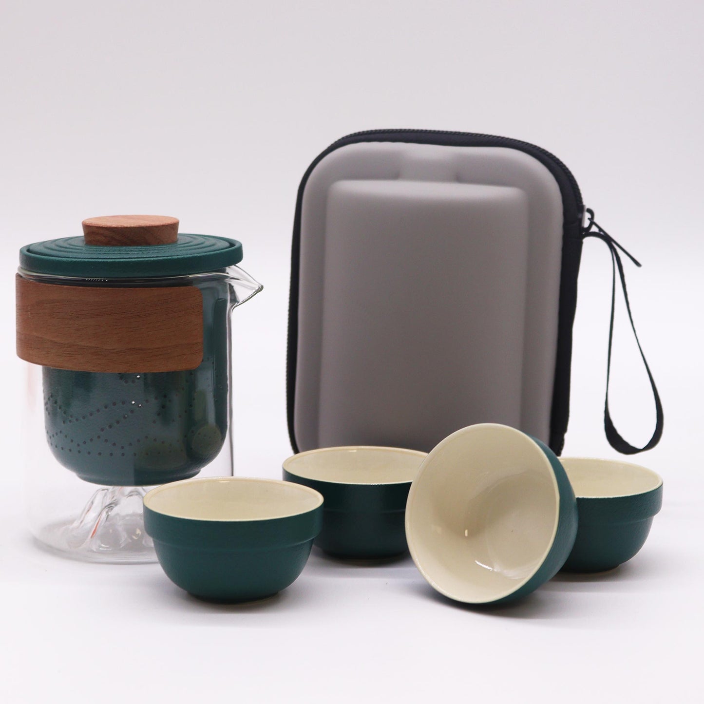 Travel Mountain Teapot Set – Four Friends