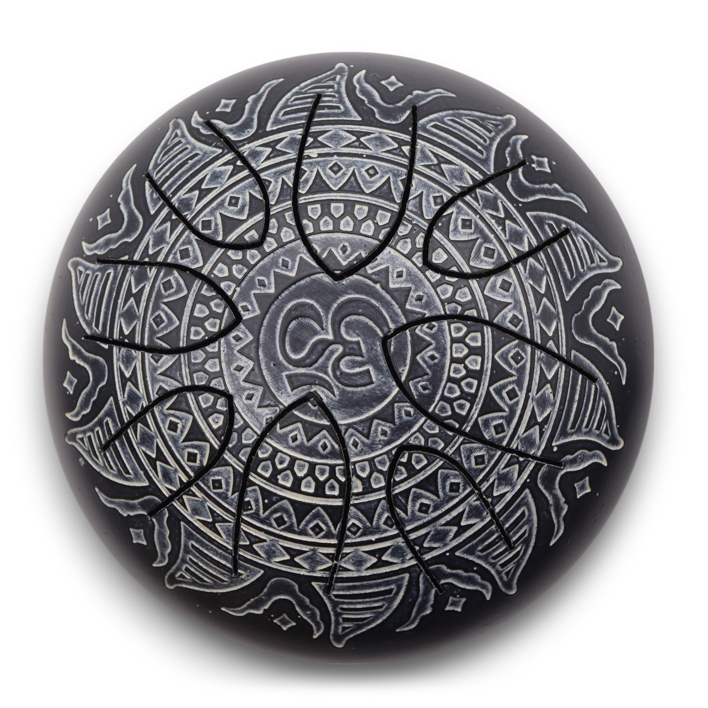 Hapi Drum Engraved Mandala