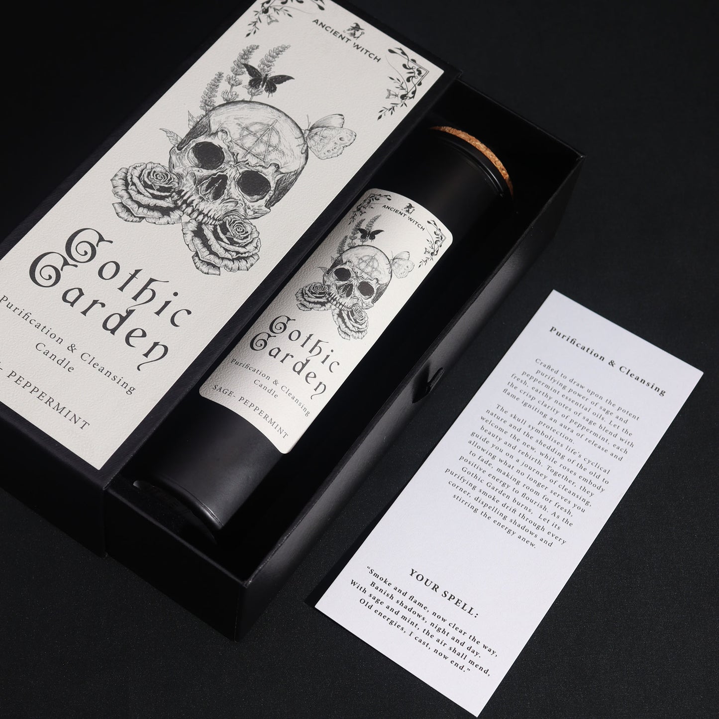 Ancient Witch Ritual Candle – Gothic Garden