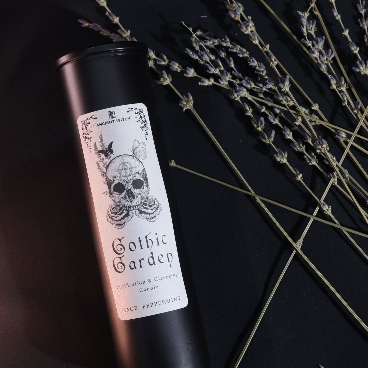 Ancient Witch Ritual Candle – Gothic Garden