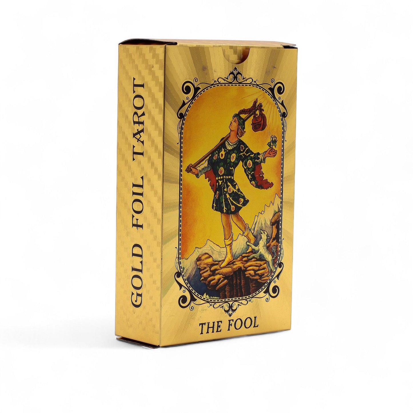 Blue & Gold Foil Tarot Card Set – All Seeing Eye (with Booklet)