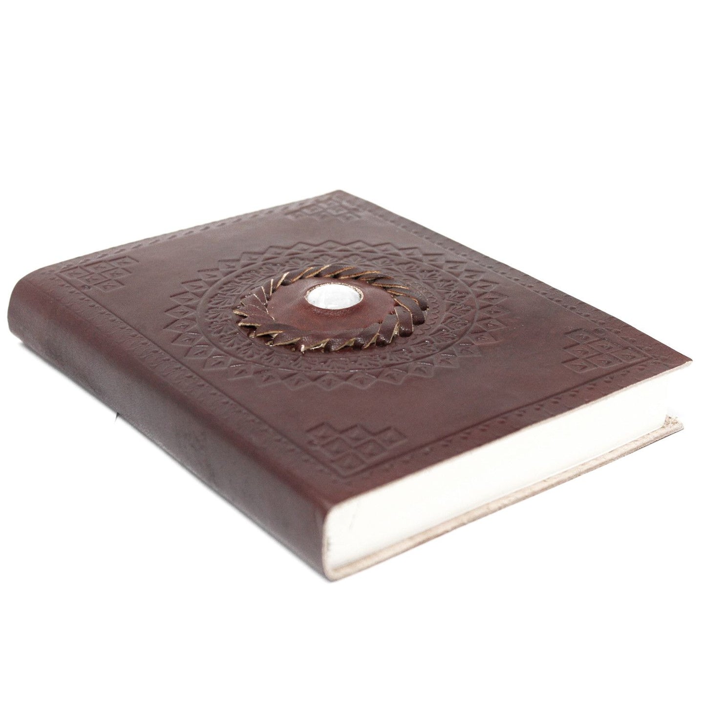 Leather Moonstone Notebook
