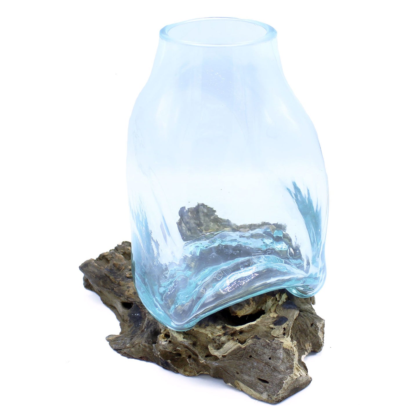 Driftwood Molten Glass Vase
