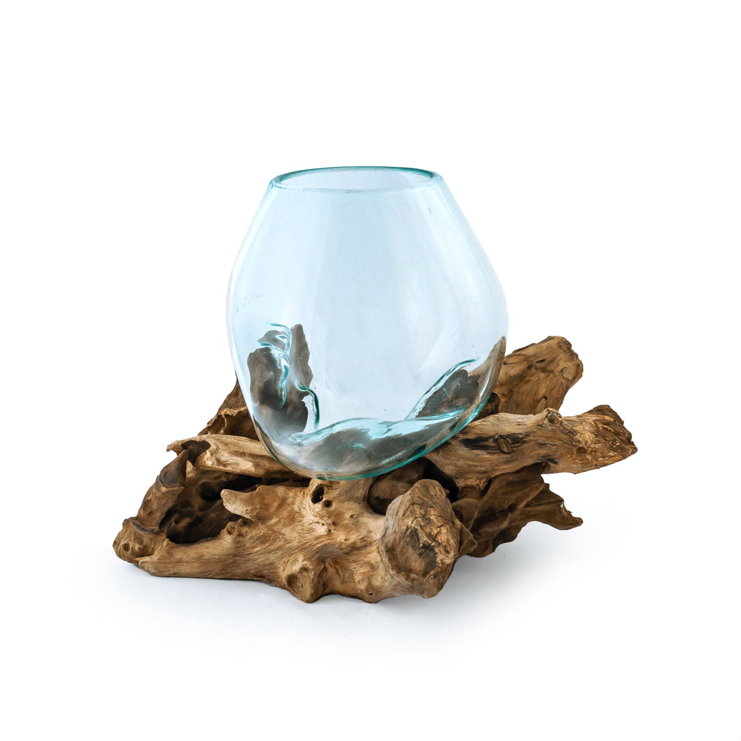 Driftwood Molten Glass Terrarium/Aquarium (Large Tall)