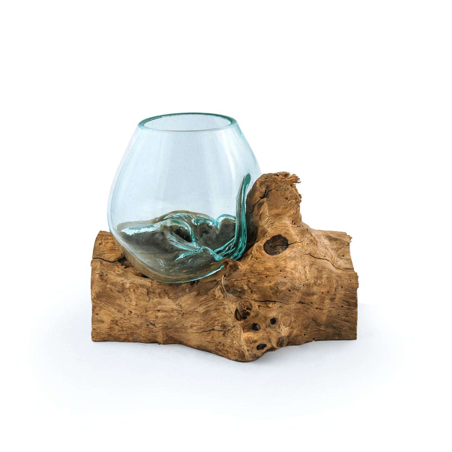 Driftwood Molten Glass Terrarium/Aquarium (Large Tall)