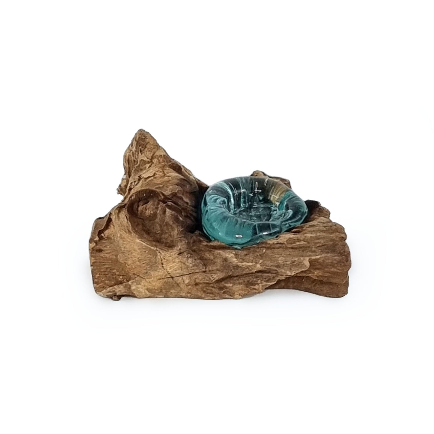 Molten Glass Driftwood tealight holder