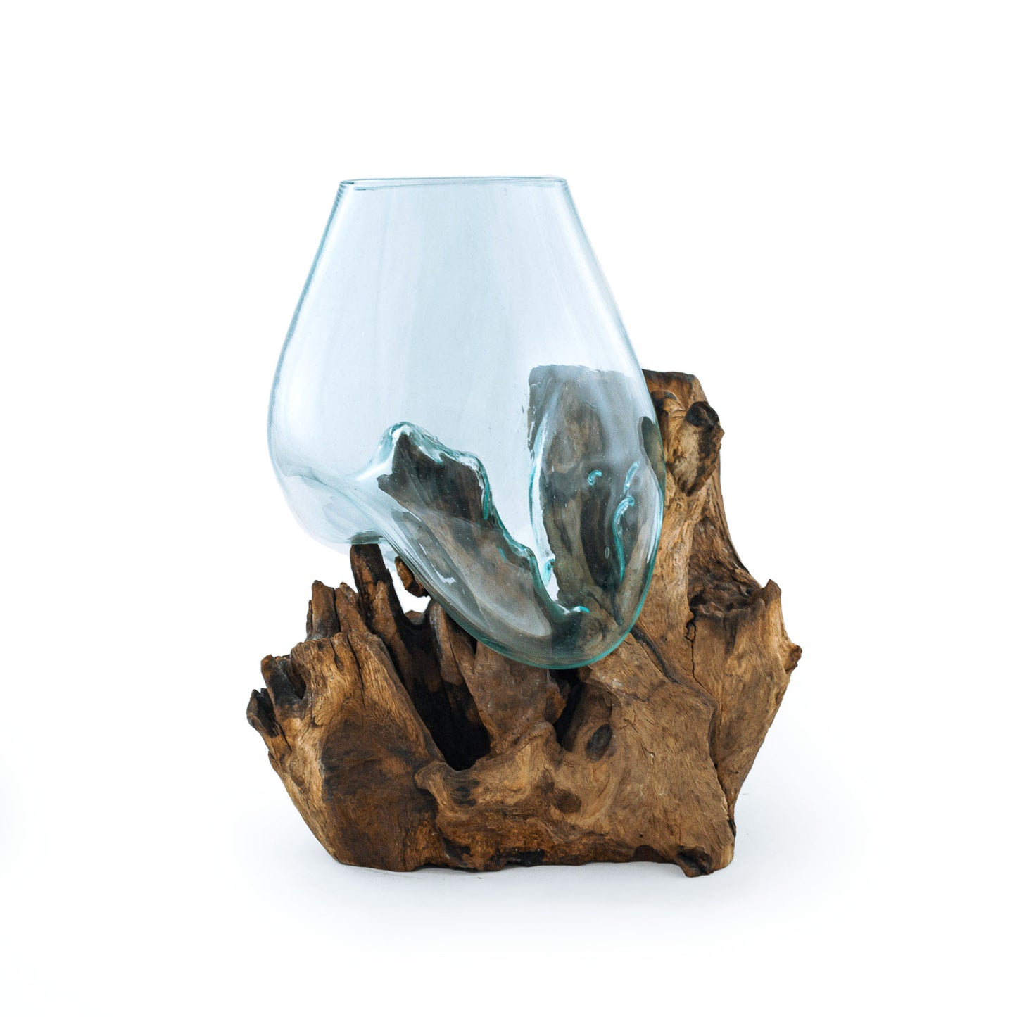 Driftwood Molten Glass Driftwood Aquarium with Moss Balls (Extra Large)