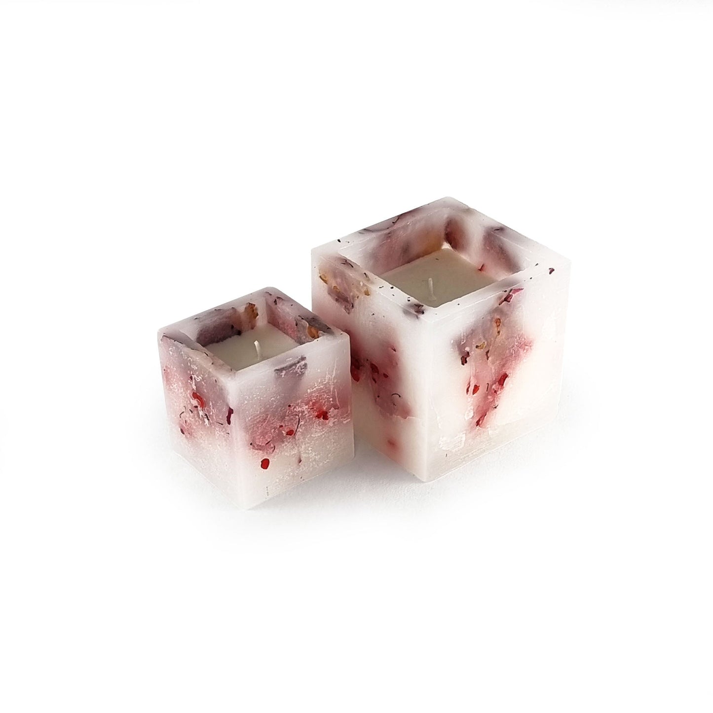 Enchanted flower candle