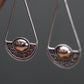 Luna Balance - Silver & Gold Earrings