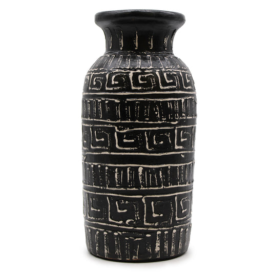Greek Straight Vase (Chocolate)