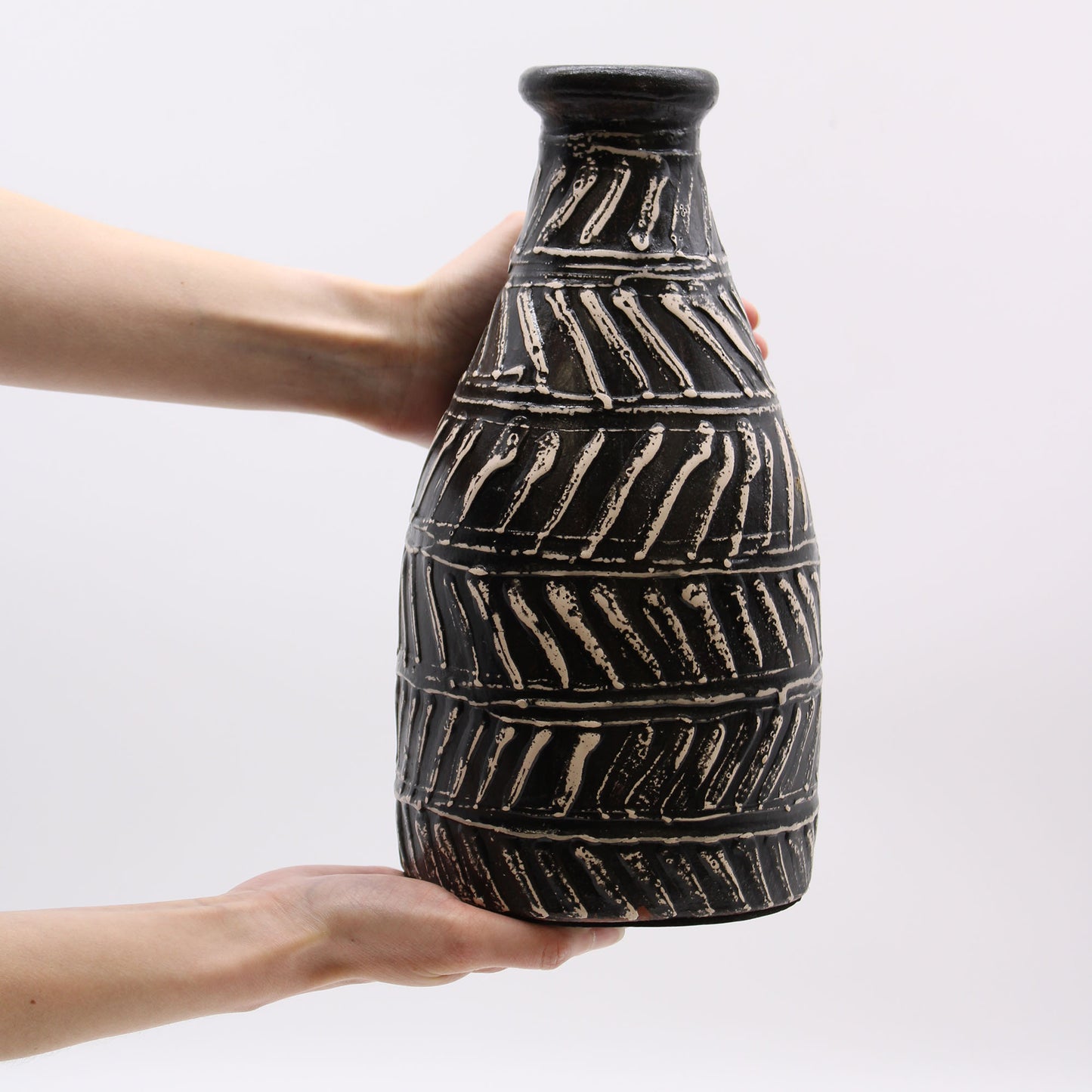 Greek Taper Vase (Chocolate)