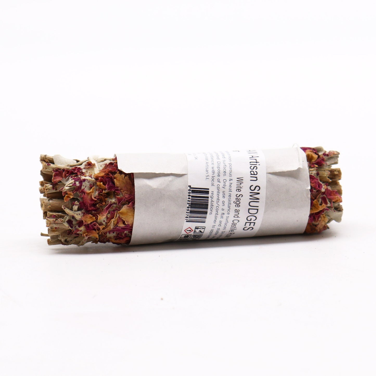 White Sage & Castile Rose Smudge Stick