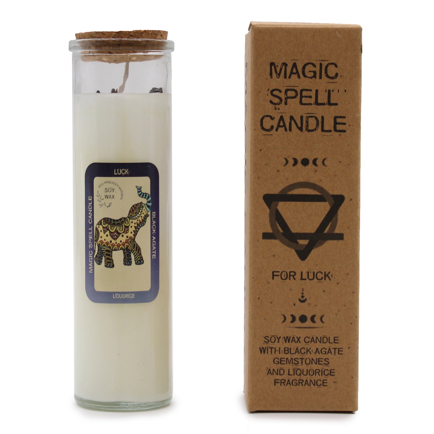 Luck spell candle