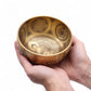 Pure Brass Etched Buddha Singing Bowl Set – 4 Pieces
