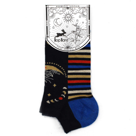 Hop Hare Bamboo Socks - Lunar Phases
