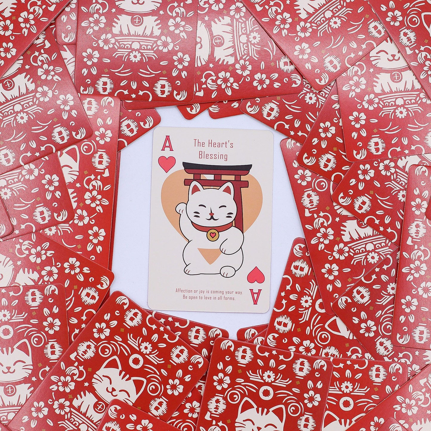 Fortune Cats Playing & Oracle Cards – Maneki Neko Deck