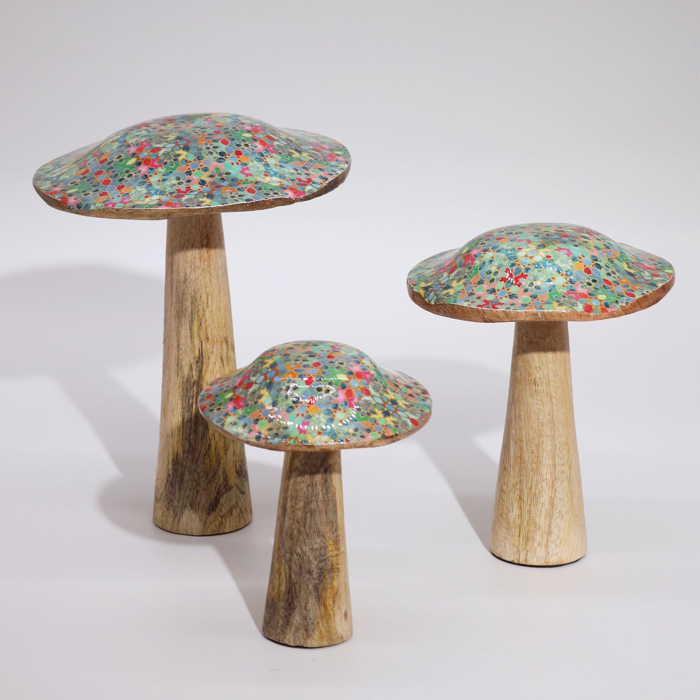 Kaleidoscope of Colour Mushroom Decor – Small