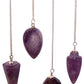 Amethyst Crystal Pendulum – Gemstone Dowsing Pendulum