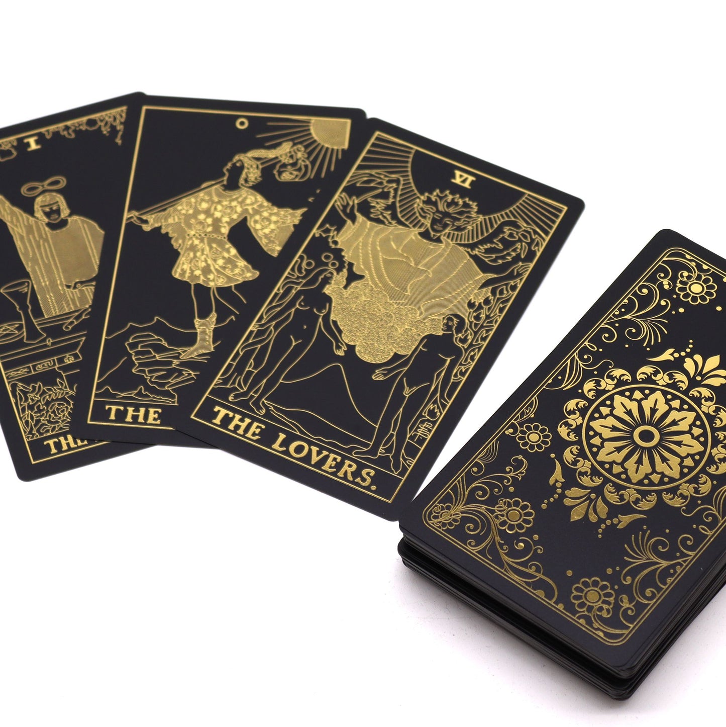 Gold Foil Tarot Set with Book – Gift Box