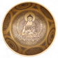 Pure Brass Etched Buddha Singing Bowl Set – 4 Pieces