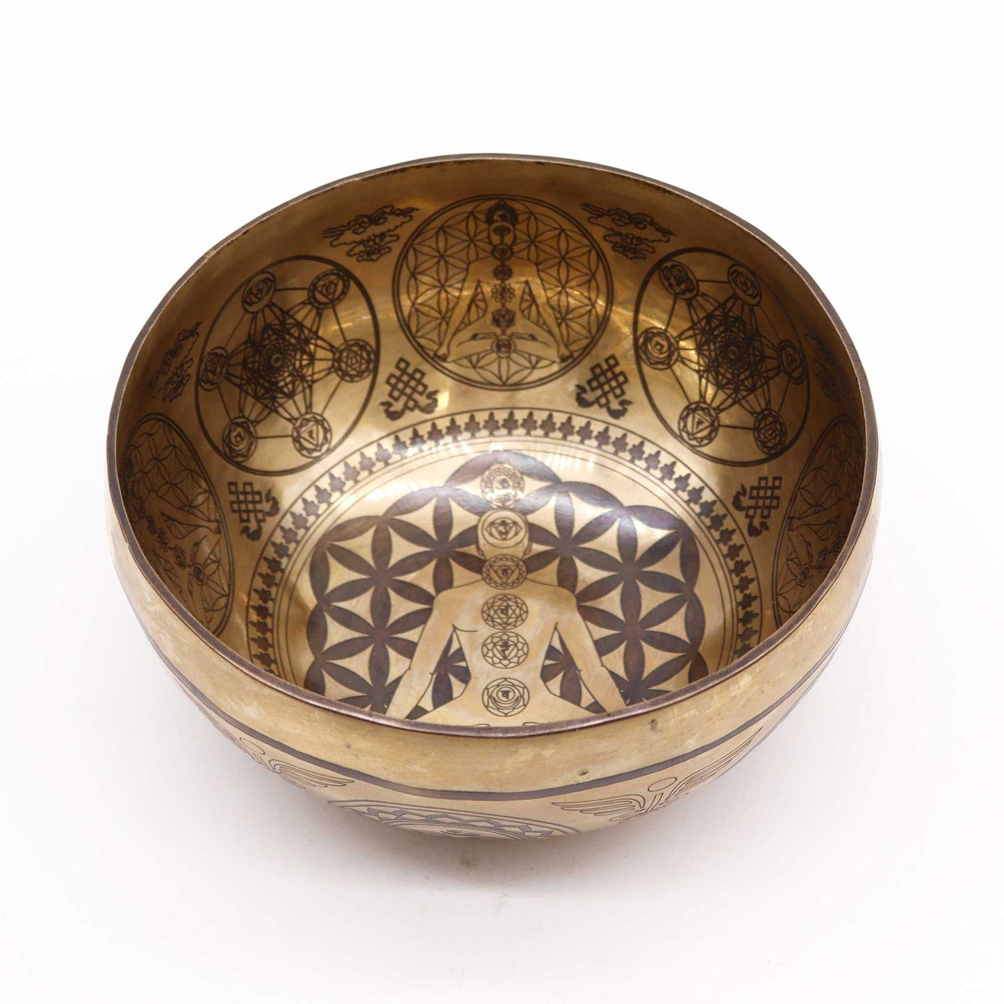 Tibetan Healing Engraved Bowl - 7 Chakra