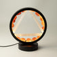Fire Gemstone Halo Lamp – Carnelian & Selenite