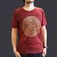 Stone Washed T-Shirt - Chakra - Maroon (Medium)