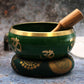 Large Tree of Life Singing Bowl Set – Green (14cm)