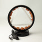 Fire Gemstone Halo Lamp – Carnelian & Selenite
