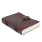 Leather World Map & Stitching Notebook