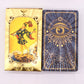 Blue & Gold Foil Tarot Card Set – All Seeing Eye (with Booklet)