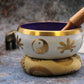 Yin & Yang Singing Bowl Set - White/Purple (Large)