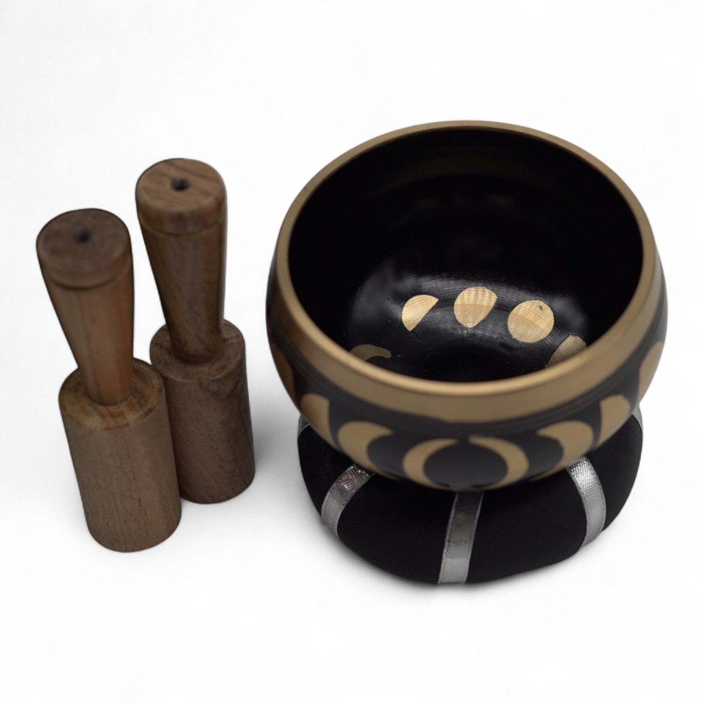 Moon Phase Singing Bowl Set (Black)