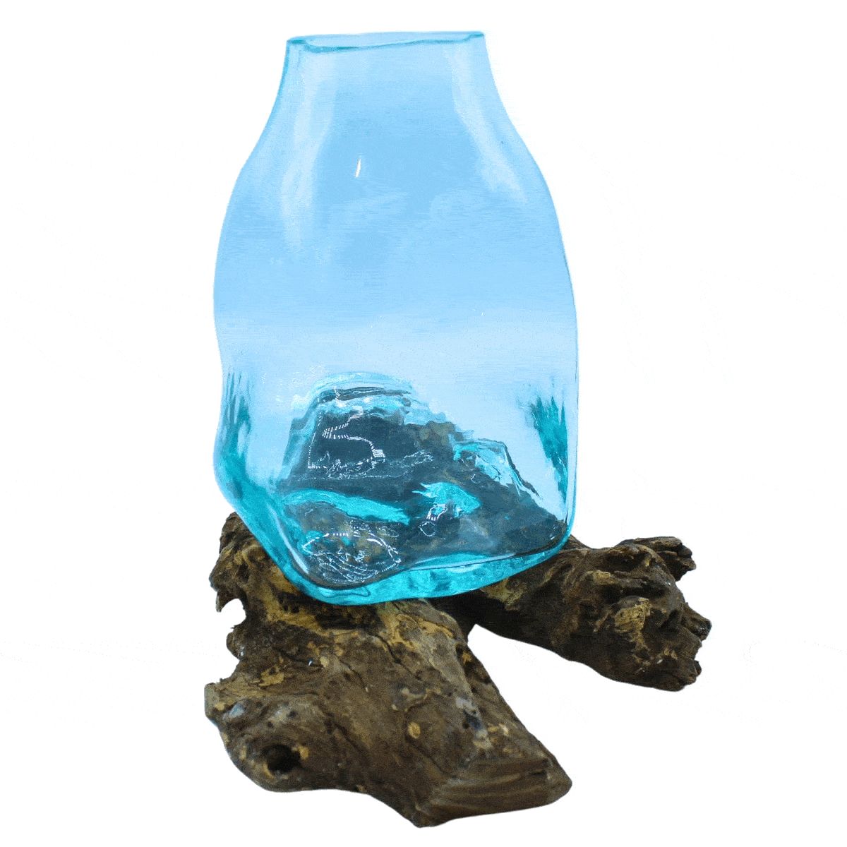 Driftwood Molten Glass Vase