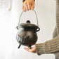 Extra Large Triple Moon Cast Iron Cauldron – Witchy Ritual Pot