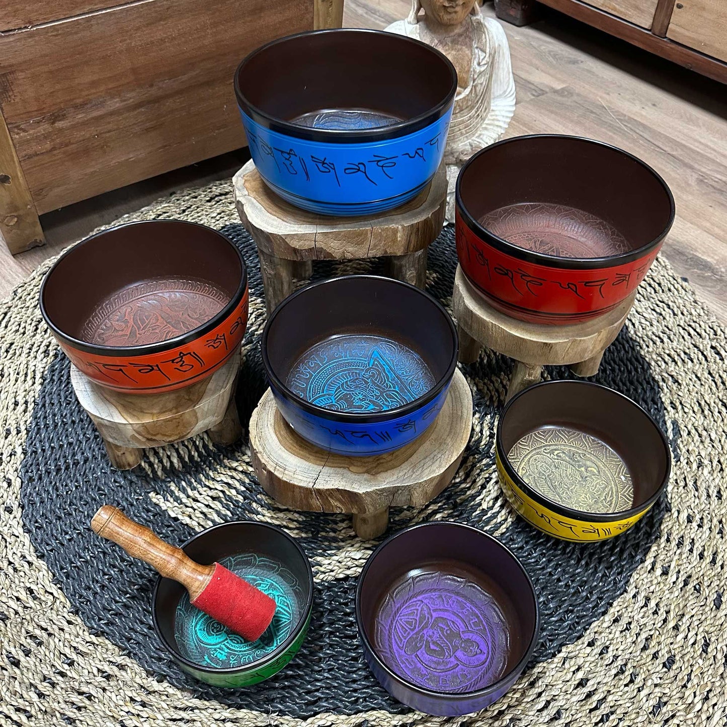 Chakra Set of  Seven Singing Bowls