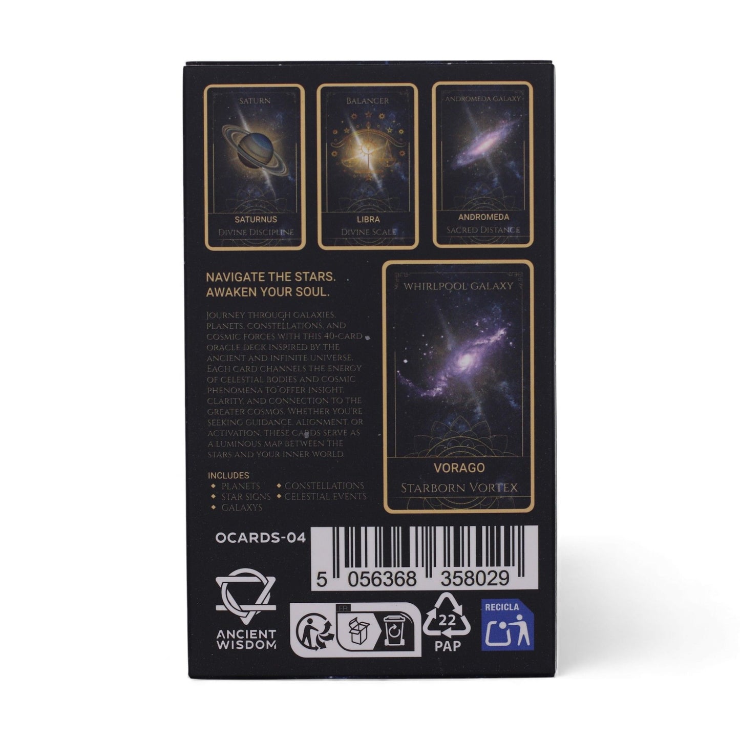 Celestial Energy Atlas Oracle Cards – Spiritual Deck