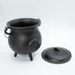Extra Large Cast Iron Cauldron with Pentagram – Witchy Incense Burner