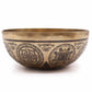 Tibetan Healing Engraved Bowl – 7 Chakras & Flower of Life