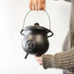 Extra Large Cast Iron Cauldron with Pentagram – Witchy Incense Burner