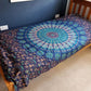 Single Cotton Bedspread + Wall Hanging – Classic Mandala