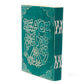 Leather Green Peace Notebook with Lock