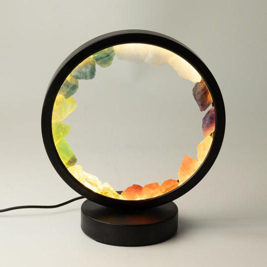 7 Chakra Gemstone Halo Lamp