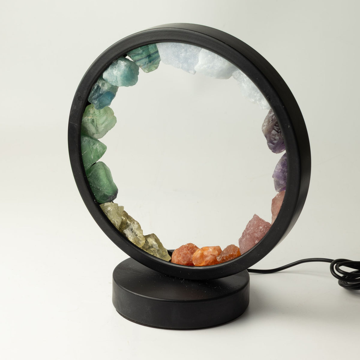 7 Chakra Gemstone Halo Lamp